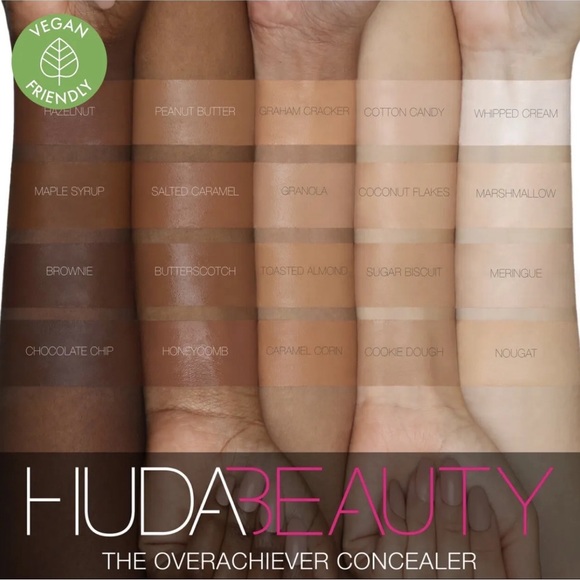 Huda Beauty The Overachiever High Coverage Concealer Butterscotch 28G NEW - Picture 5 of 5